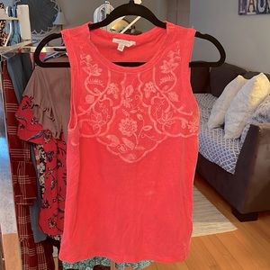 Lucky brand pink tank top